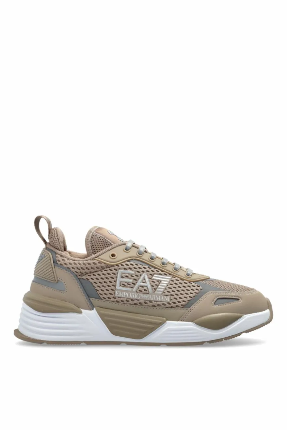 EA7 Emporio Armani beige Sneakers with logo