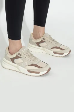 EA7 Emporio Armani beige Sports shoes with logo
