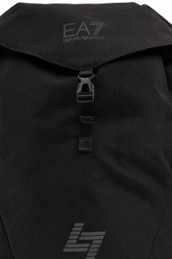 EA7 Emporio Armani BLACK Backpack with logo
