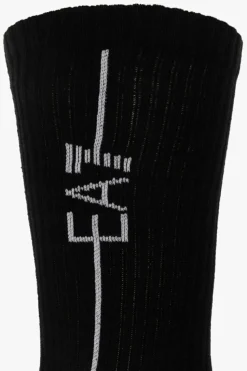 EA7 Emporio Armani BLACK Branded socks 2-pack
