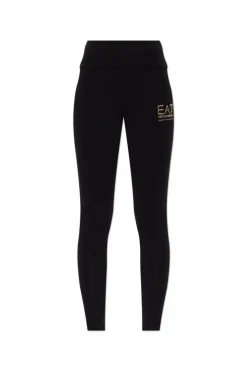 EA7 Emporio Armani BLACK Leggings from the 'Sustainability' collection