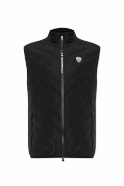 EA7 Emporio Armani BLACK Quilted vest