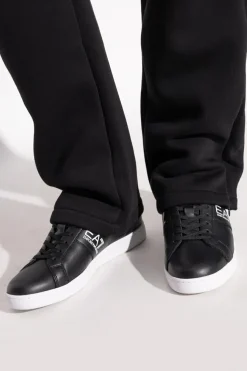 EA7 Emporio Armani BLACK Sports shoes with logo