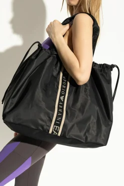 EA7 Emporio Armani BLACK shopper type bag