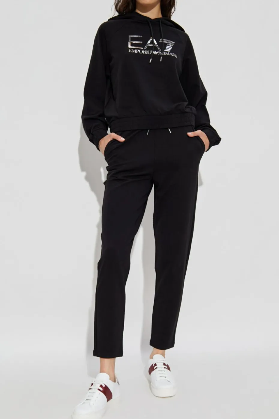 EA7 Emporio Armani BLACK Sweatshirt and sweatpants set