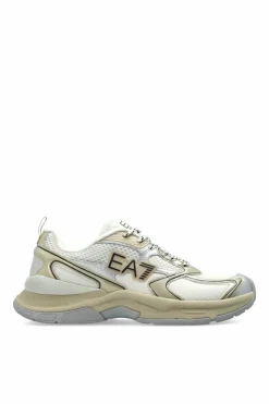 EA7 Emporio Armani cream Sneakers