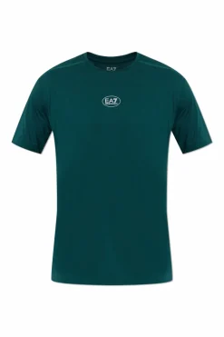 EA7 Emporio Armani GREEN T-shirt with logo