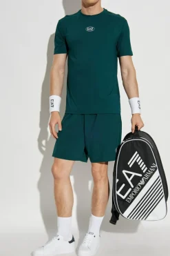 EA7 Emporio Armani GREEN T-shirt with logo