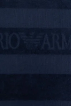 EA7 Emporio Armani NAVY BLUE Cotton towel