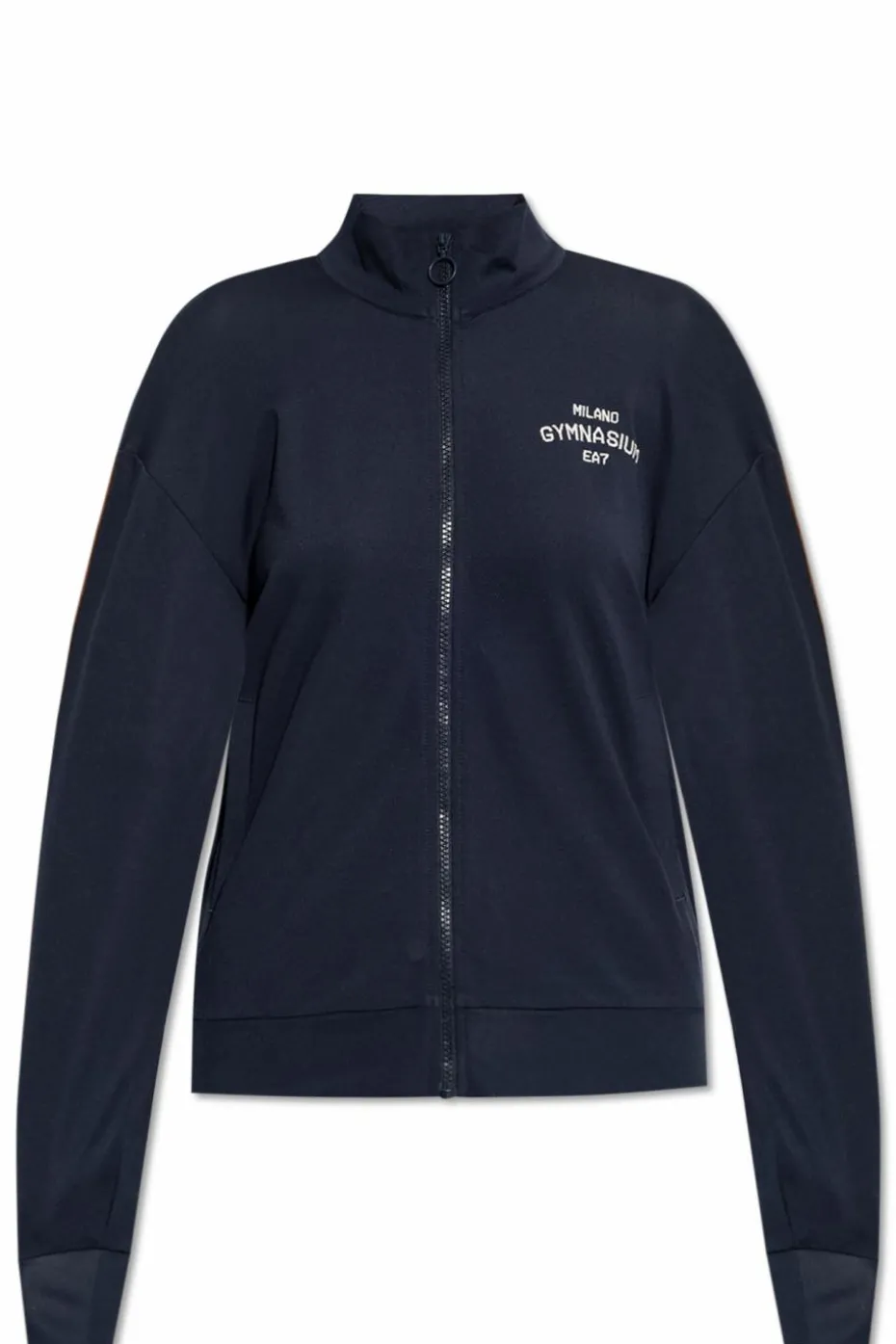 EA7 Emporio Armani NAVY BLUE Sweatshirt with embroidered logo