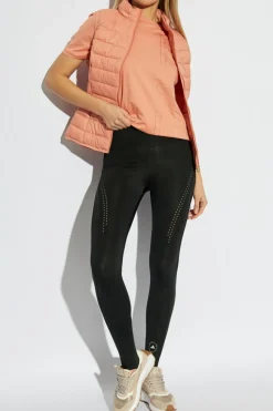 EA7 Emporio Armani PINK Padded vest with hood