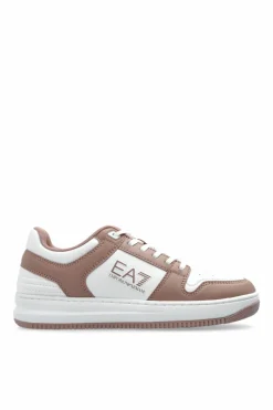 EA7 Emporio Armani PINK Sneakers made of eco leather