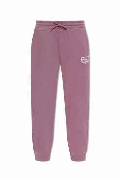 EA7 Emporio Armani PURPLE Sweatpants from the 'Sustainability' collection