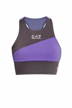 EA7 Emporio Armani PURPLE Short training top