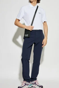 EA7 Emporio Armani WHITE Polo with logo