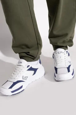 EA7 Emporio Armani WHITE Sports shoes with logo