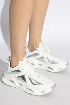 EA7 Emporio Armani WHITE Sneakers with logo