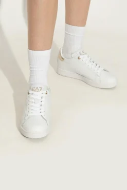 EA7 Emporio Armani WHITE Sports shoes with logo