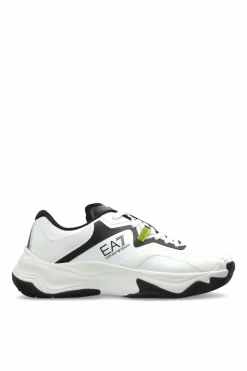 EA7 Emporio Armani WHITE Sneakers with logo