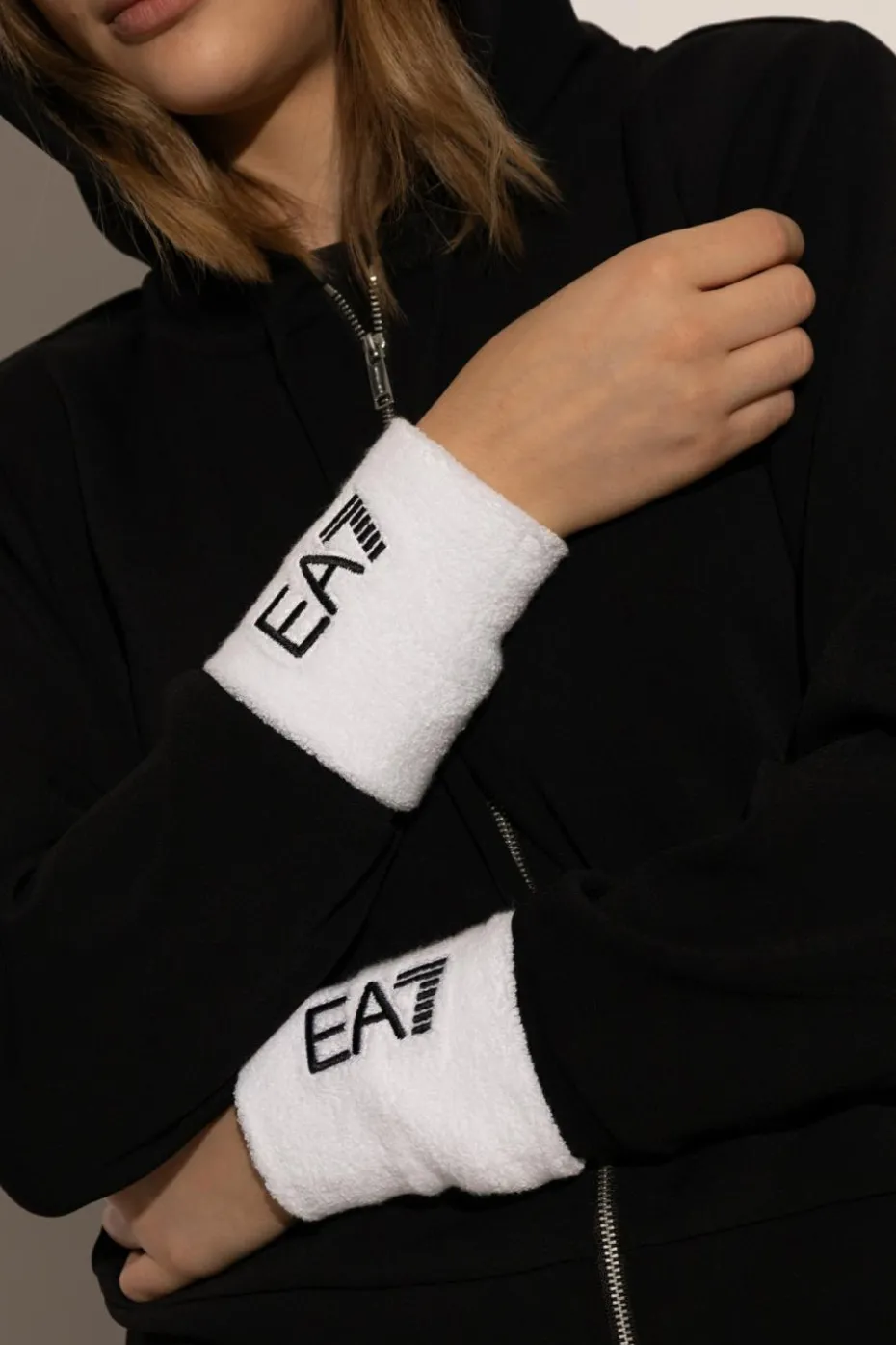 EA7 Emporio Armani WHITE Training wristbands