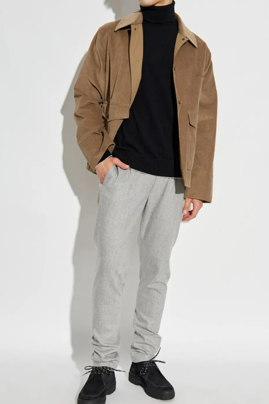 Eleventy BLACK Cashmere turtleneck