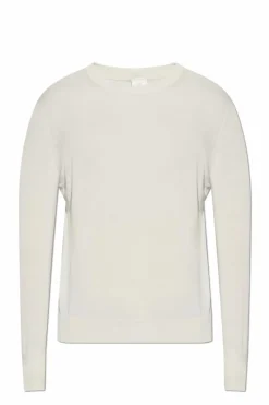 Eleventy cream Wool sweater with a round neckline