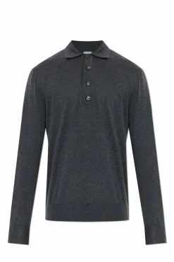 Eleventy GREY Cashmere polo