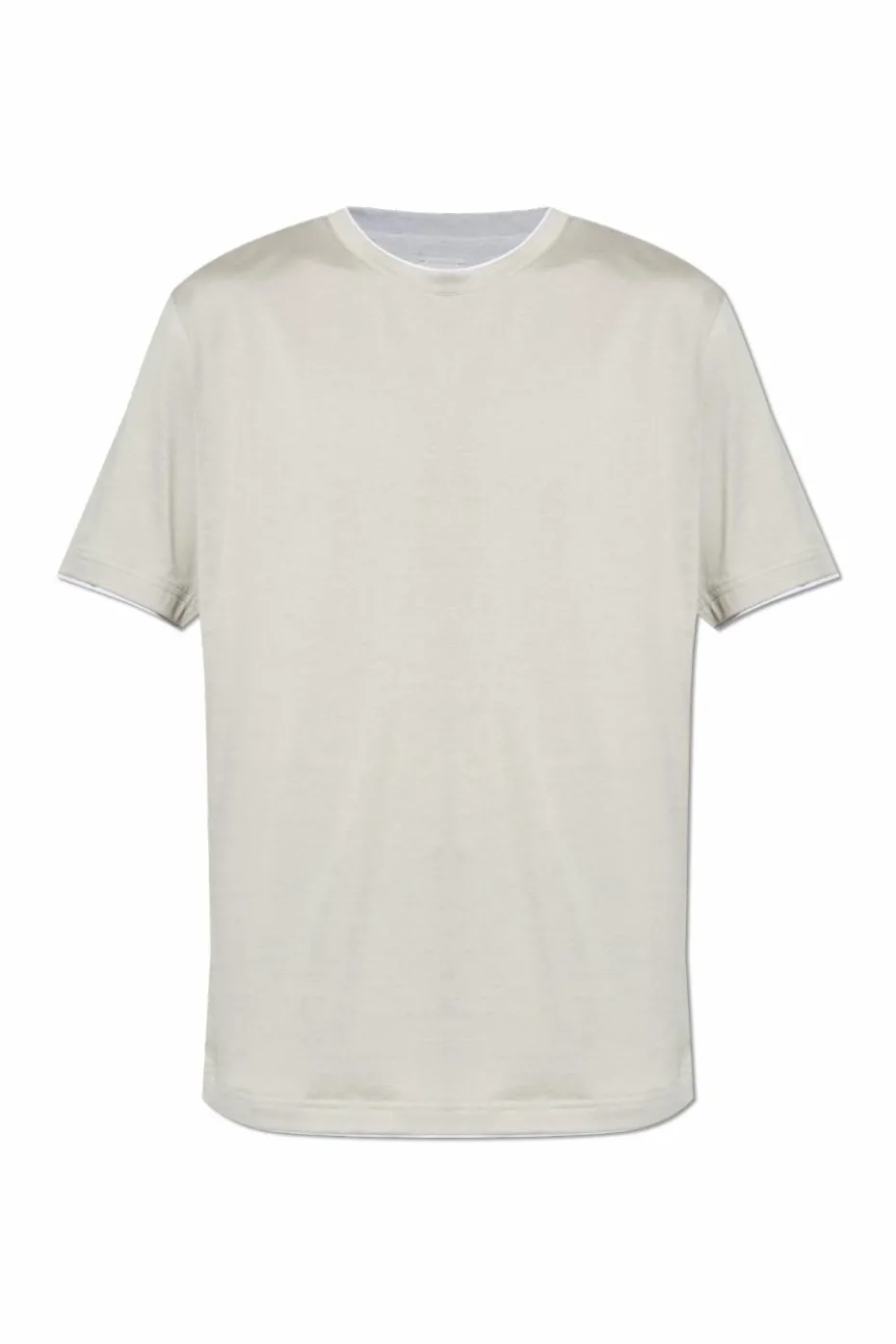 Eleventy GREY T-shirt with a crew neck