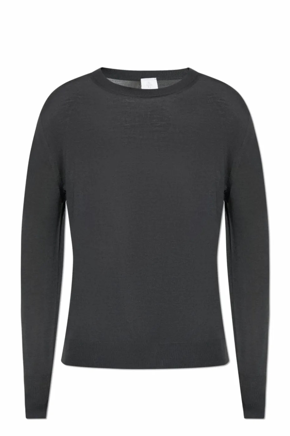 Eleventy GREY Wool sweater with round neckline