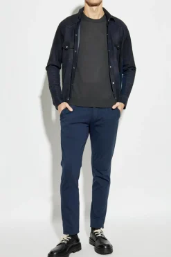 Eleventy GREY Wool sweater with round neckline
