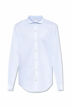Eleventy light blue Cotton shirt