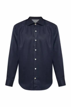 Eleventy NAVY BLUE Classic shirt