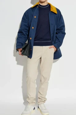 Eleventy NAVY BLUE Wool sweater