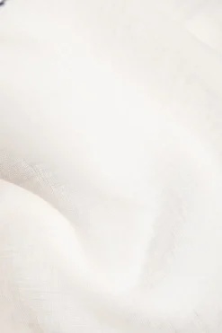 Eleventy WHITE Linen pocket square