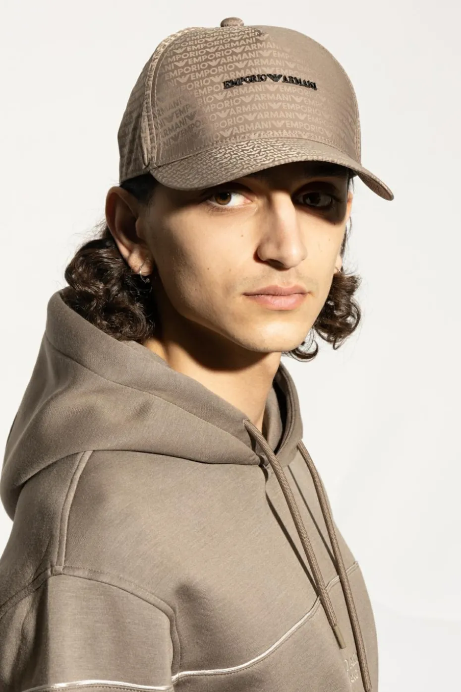 Emporio Armani beige Baseball cap