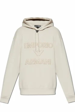Emporio Armani beige Hoodie