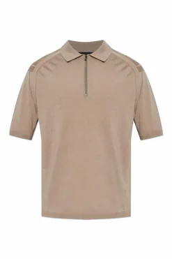 Emporio Armani beige Polo with logo