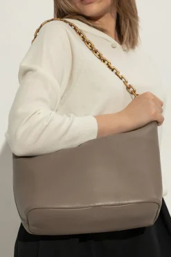 Emporio Armani beige Shoulder bag `Hobo Medium`