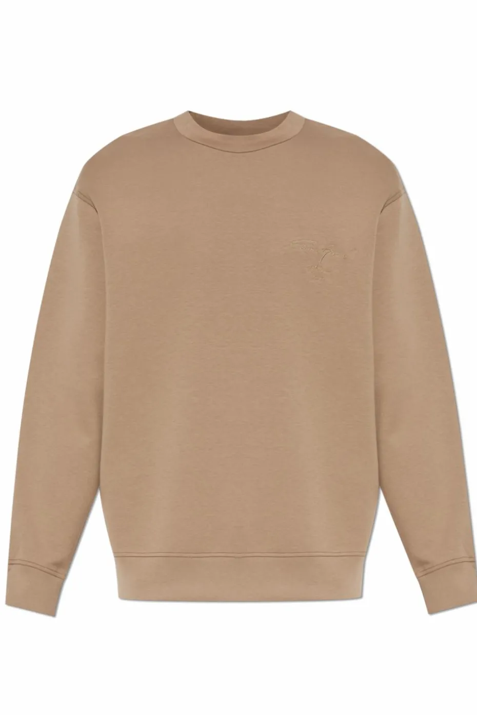 Emporio Armani beige Sweatshirt with logo
