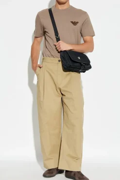 Emporio Armani beige T-shirt from the "Sustainability" collection