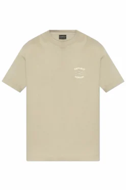 Emporio Armani beige T-shirt with logo