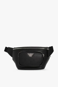 Emporio Armani BLACK Belt bag with logo