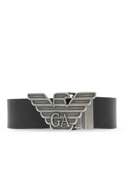 Emporio Armani BLACK Belt with interchangeable buckle