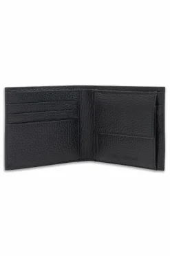 Emporio Armani BLACK Bifold wallet with logo