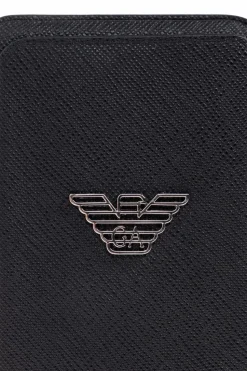 Emporio Armani BLACK Card case with MagSafe