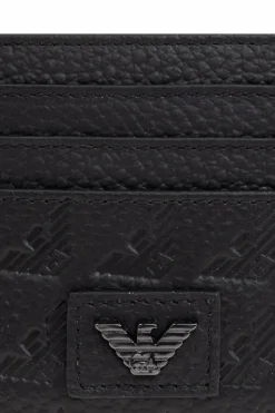 Emporio Armani BLACK Card holder with logo