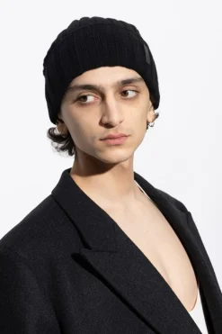 Emporio Armani BLACK Cashmere hat