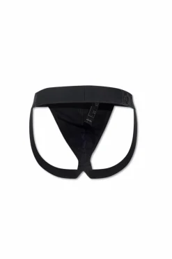 Emporio Armani BLACK Jockstrap with logo