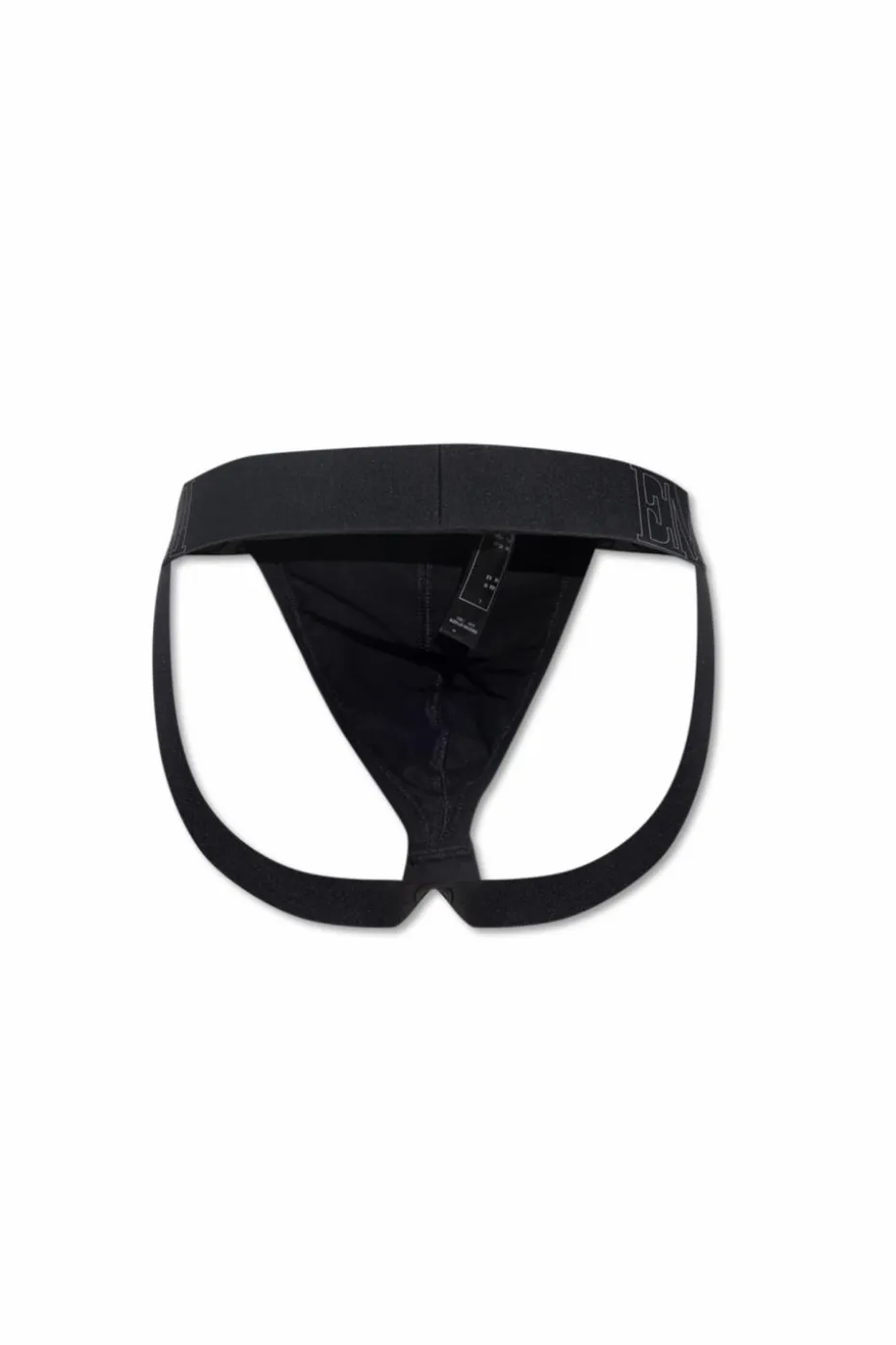 Emporio Armani BLACK Jockstrap with logo