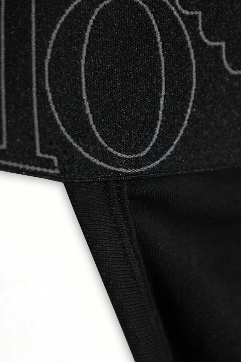 Emporio Armani BLACK Jockstrap with logo